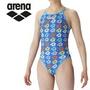 【GW期間限定店内ポイント最大20倍 5/7 9:59迄】 メール便送料無料 アリーナ 水泳 トレーニングワンピース(オープンバック) レディース SAR-41...