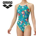 お買い得スペシャルプライス メール便送料無料 アリーナ 水泳 トレーニングワンピース(オープンバック) ウィメンズ AS5SWM56L-GRPP