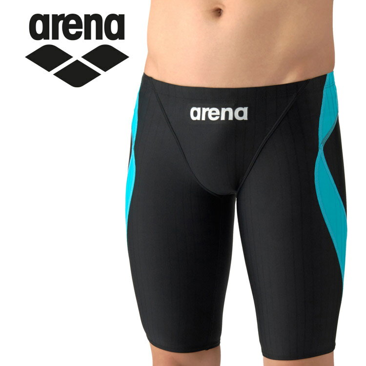 ARENA - 【お買い物マラソン限定店内ポイント最大20倍(2026/5/27 1:59迄)】お買い得スペシャルプライス メール便送料無料 アリーナ arena レーシングスパッツ ハーフレッグ AS6SRC54B-BKBL ボーイズ