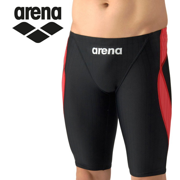 ARENA - 【3日間限定店内ポイント最大20倍(5/18 00:00〜5/20 23:59迄)】お買い得スペシャルプライス メール便送料無料 アリーナ arena レーシングスパッツ ハーフレッグ AS6SRC54B-BKRD ボーイズ