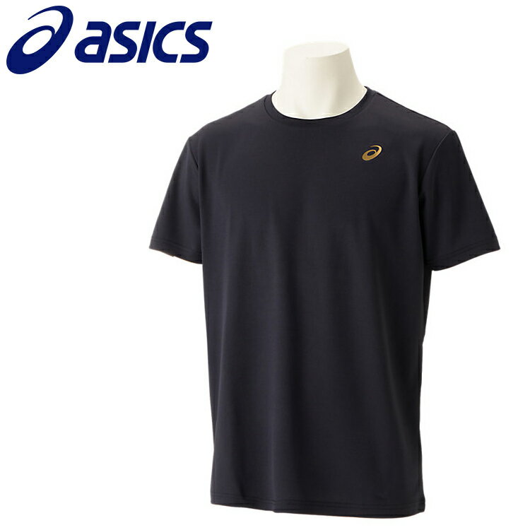 【ブラックフライデー限定店内ポイント最大20倍(11/27 1:59迄】 メール便送料無料 アシックス ドライワンポイント半袖シャツ 2031E017-003 ...