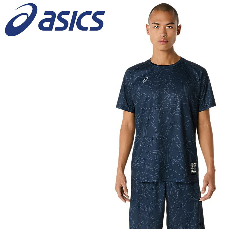 【ブラックフライデー限定店内ポイント最大20倍(11/27 1:59迄】 お買い得スペシャルプライス メール便送料無料 アシックス ドライグラフィック半袖シャツ...