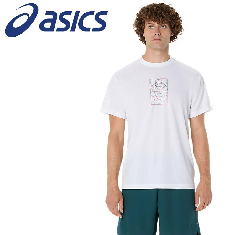 お買い得スペシャルプライス メール便送料無料 アシックス プラクティス半袖シャツ 2063A406-100 メンズ