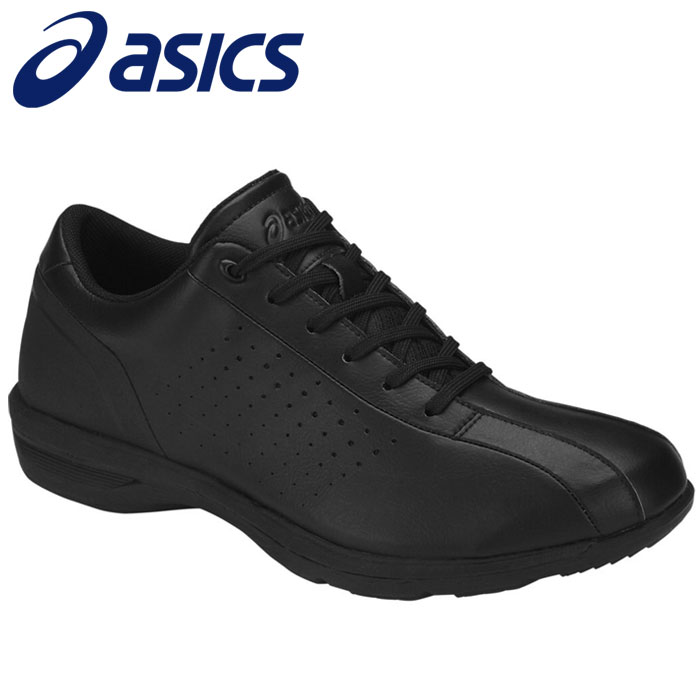 アシックス アシックス HADASHIRIDE553 ウォーキングシューズ メンズ TDW553-001 黒靴 ブラック 黒スニーカー 通勤 通勤靴