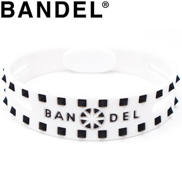 メール便送料無料 バンデル ブレスレット Studs Bracelet White×Black