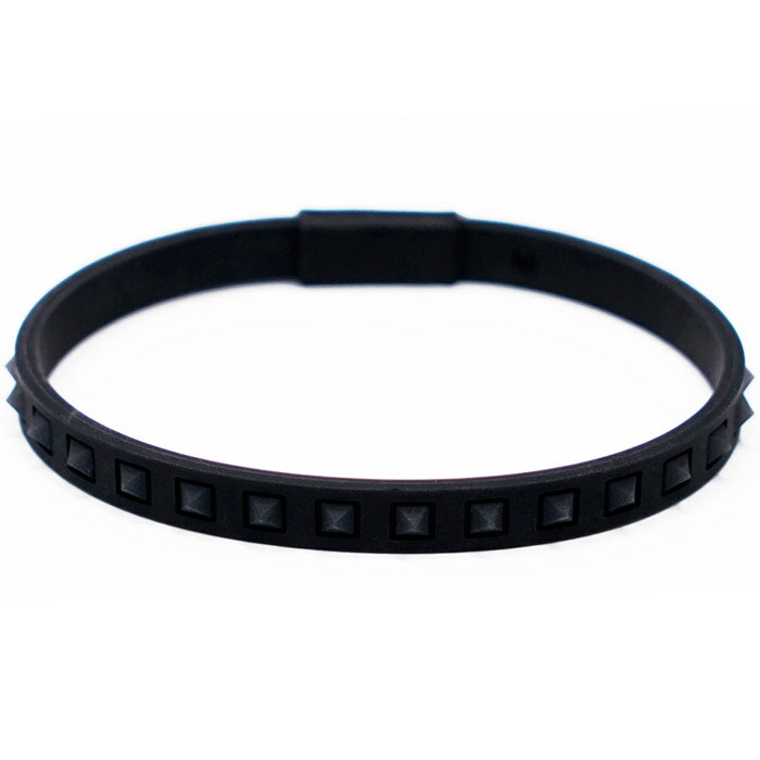 【メール便送料無料】バンデル ブレスレット Studs Line Bracelet Black×Black