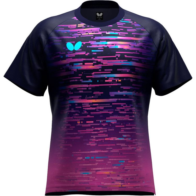 Rakuten - お買い得スペシャルプライス メール便送料無料 バタフライ キリアル・Tシャツ 47200-178 卓球 ウェア シャツ Tシャツ 半袖 練習用 チームウェア 日本製 高品質 ショートスリーブ トップス ユニフォーム 部活 クラブ スクール 教室 試合 ゲーム