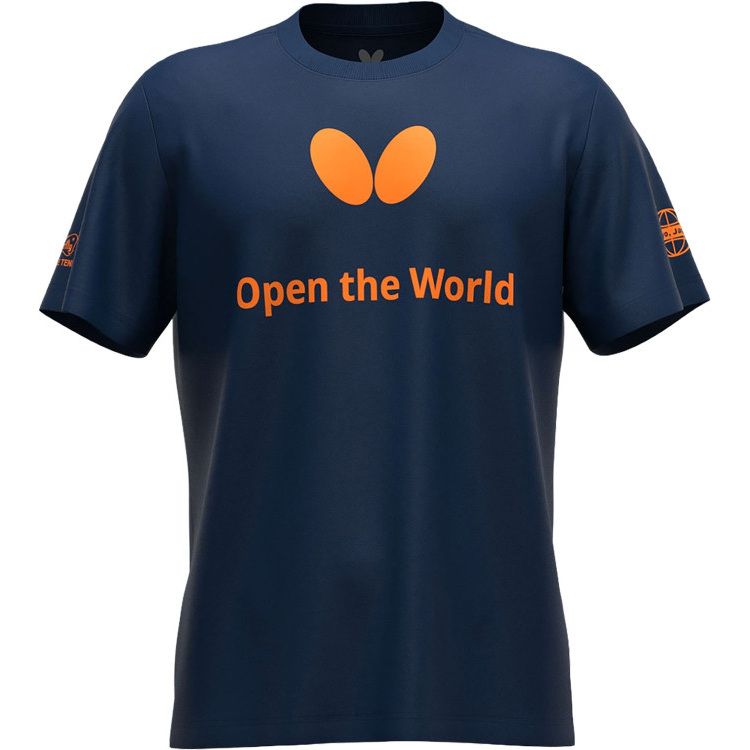 乐天商城 - お買い得スペシャルプライス メール便送料無料 バタフライ ルナシーム・Tシャツ 47810-178 卓球 練習用 Tシャツ 半袖 シャツ