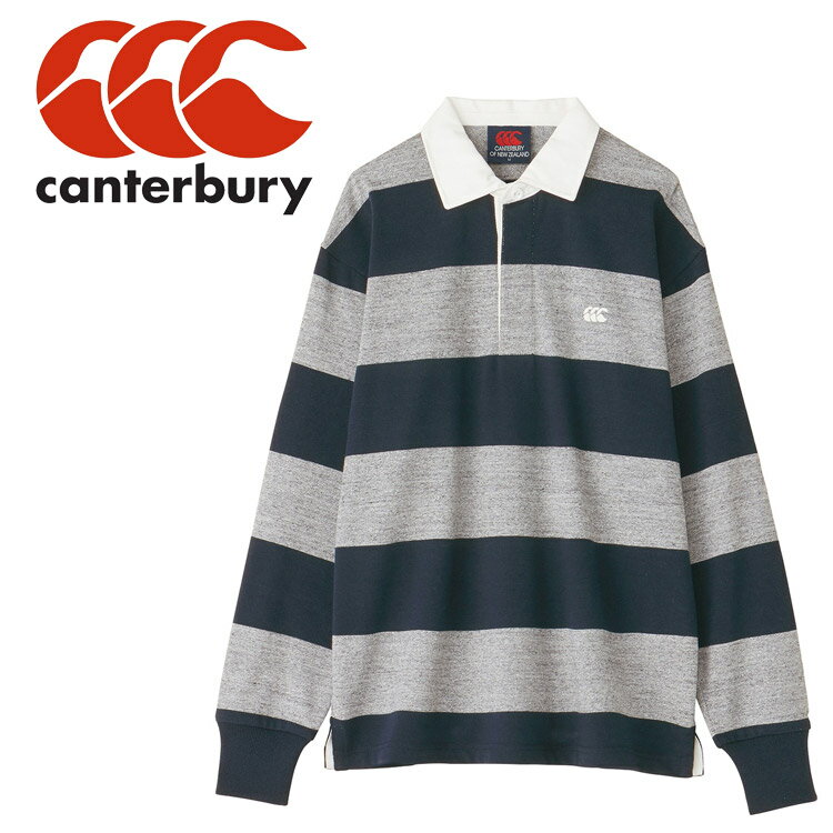 カンタベリー ポロシャツ メンズ お買い得スペシャルプライス カンタベリー 4INCH STRIPE RUGBY JERSEY RA44132-15 メンズ