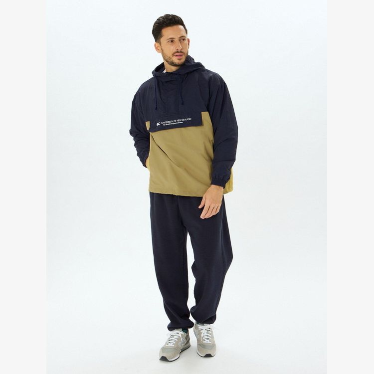 【GW期間限定店内ポイント最大20倍 5/7 9:59迄】 お買い得スペシャルプライス カンタベリー canterbury ラグビーシェルアノラック RA725139-34 メンズ