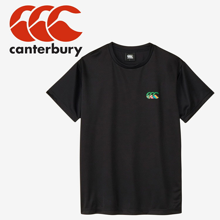 Shirts - 【お買い物マラソン限定店内ポイント最大20倍(2026/5/27 1:59迄)】お買い得スペシャルプライス メール便送料無料 カンタベリー canterbury SS UG KIWI TRA TEE RGM32607B-K メンズ