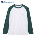 クリアランスセール 【返品不可】メール便送料無料 チャンピオン ロングスリーブTシャツ ロンT ラグラン 長袖 メンズ レディース C3-Y429-605