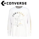  クリアランスセール メール便送料無料 コンバース CONVERSE バスケット ゴールドシリーズプリントロングスリーブシャツ CBG232353L-1100 