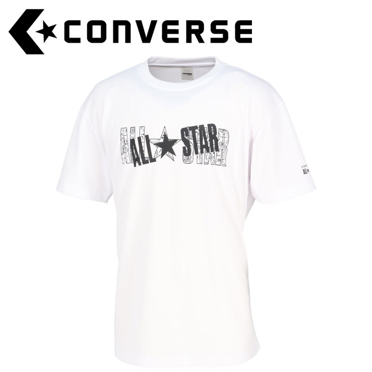 【お買い物マラソン限定店内ポイント最大20倍(2026/1/16 1:59迄)】 お買い得スペシャルプライス メール便送料無料 コンバース CONVERSE バスケットボール 5S プリントTシャツ CB251358-1100