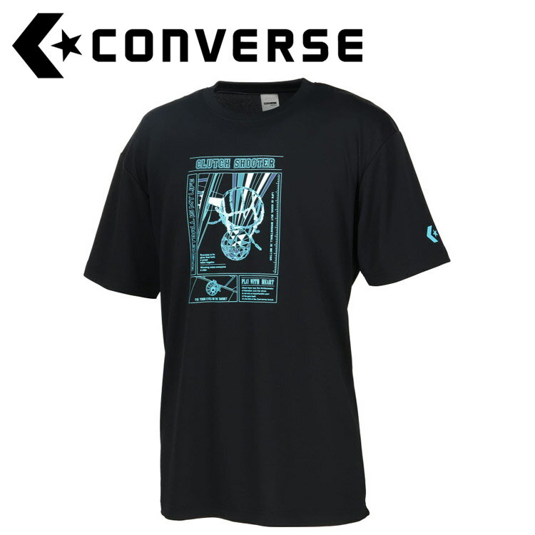 【感謝祭限定店内ポイント最大20倍(2025/11/16 23:59迄)】 お買い得スペシャルプライス メール便送料無料 コンバース CONVERSE バスケットボール 5S プリントTシャツ CB251362-1924