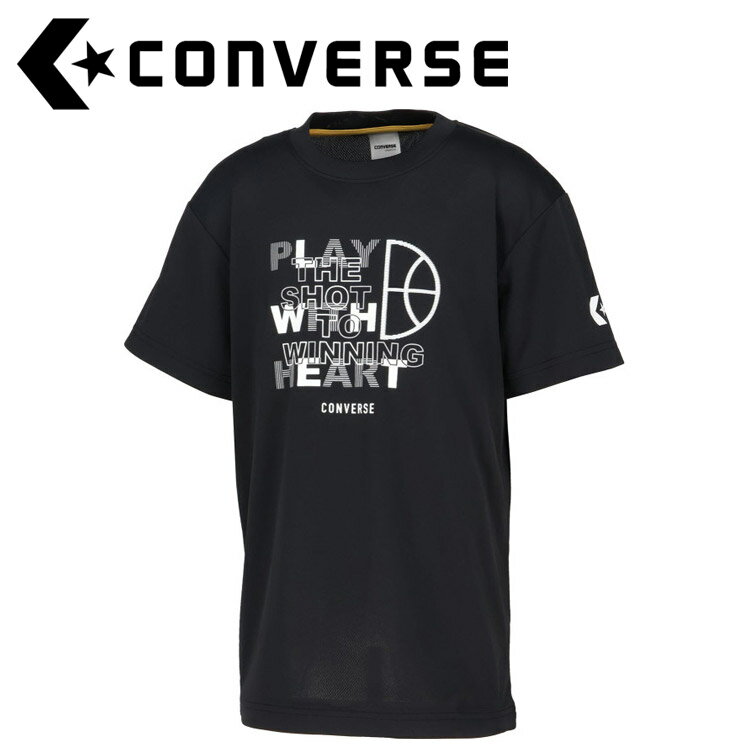 お買い得スペシャルプライス メール便送料無料 コンバース CONVERSE バスケットボール 6SJRプリントTシャツ CB461354-1911