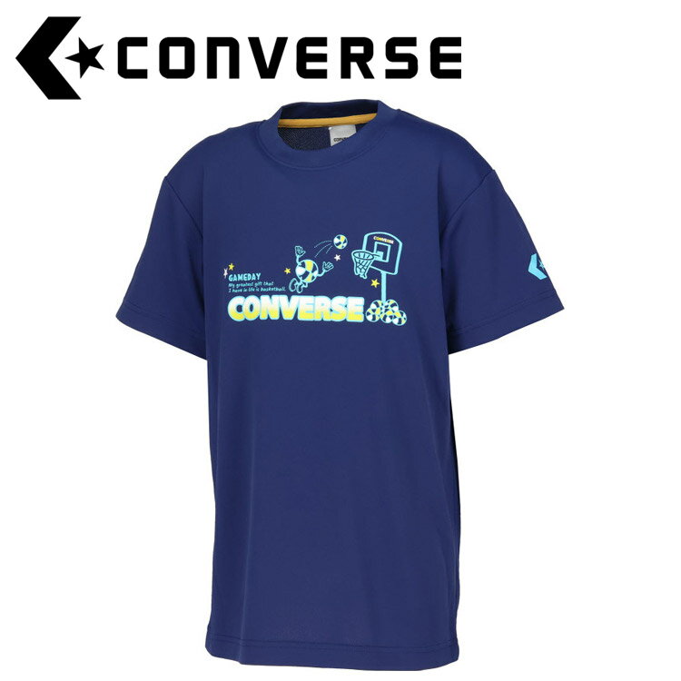 乐天商城 - お買い得スペシャルプライス メール便送料無料 コンバース CONVERSE バスケットボール 6S JRプリントTシャツ CB461356-2800