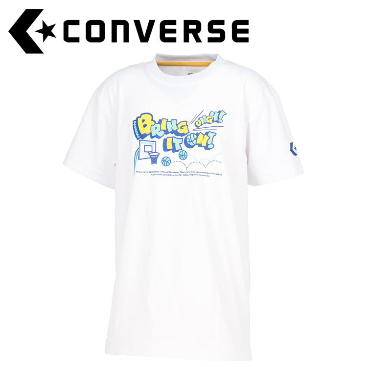 お買い得スペシャルプライス メール便送料無料 コンバース CONVERSE バスケットボール 6S JRプリントTシャツ CB461360-1100