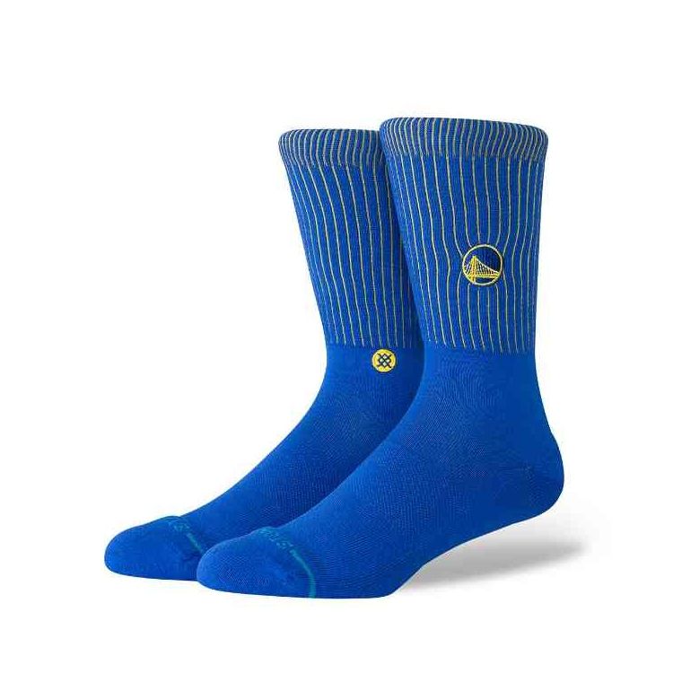 【お買い物マラソン限定店内ポイント最大20倍(2026/2/10 1:59迄)】 お買い得スペシャルプライス メール便送料無料 スタンス STANCE 靴下 ソックス WARRIORS BADGED CREW A556D25WBCBLU