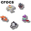 メール便送料無料 クロックス crocs ジビッツ ハローキティ ハロウィーン Hello Kitty Friends Halloween 5Pck 10015...