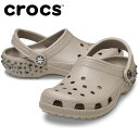 【5のつく日限定店内ポイント最大20倍(7/15 00:00~23:59迄)】 クロックス crocs CLASSIC STUDDED CLOG 211596-214 メンズ レディース サンダル