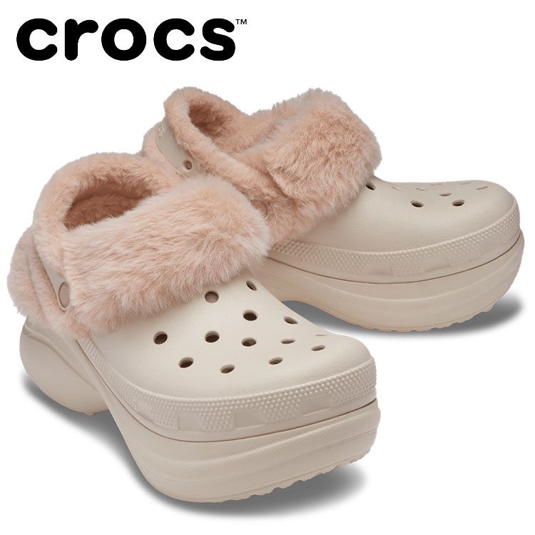 【期間限定ポイント最大20倍(2026/11/12 23:59迄)】 クロックス crocs Bae Lined Clog ベイ ラインド クロッグ 211753-2MC レディース サンダル