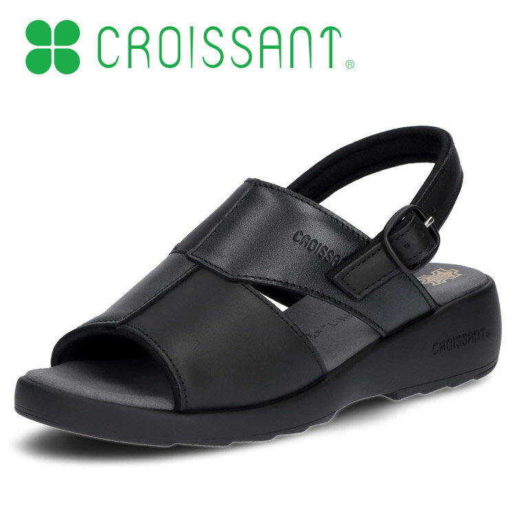 Rakuten - 【お買い物マラソン限定店内ポイント最大20倍(2026/4/14 20:00〜)】 お買い得スペシャルプライス クロワッサン CROISSANT 革サンダル 《日本の自社工場で製造。本革を使用したアッパー。柔らかい中敷き。ヒール4cm。》 CR4599-709 レディース シューズ