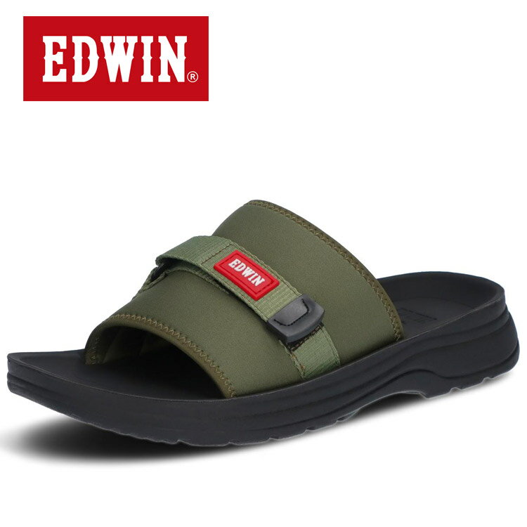 【0のつく日＆ワンダフルデー48時間限定店内ポイント最大20倍(4/30 00:00〜5/1 23:59迄)】 お買い得スペシャルプライス エドウィン EDWINメンズスポーツサンダル 《リカバリーサンダル風の柔らかい天板》 EW5121-403 メンズ レディース シューズ 【地域限定送料無料】