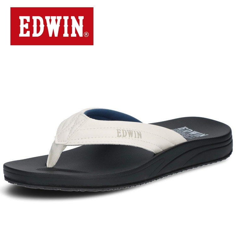 【0のつく日＆ワンダフルデー48時間限定店内ポイント最大20倍(4/30 00:00〜5/1 23:59迄)】 お買い得スペシャルプライス エドウィン EDWINメンズビーチサンダル 《リカバリーサンダル風の柔らか天板のリゾート》 EW5124-002 メンズ レディース シューズ 【地域限定送料無料】