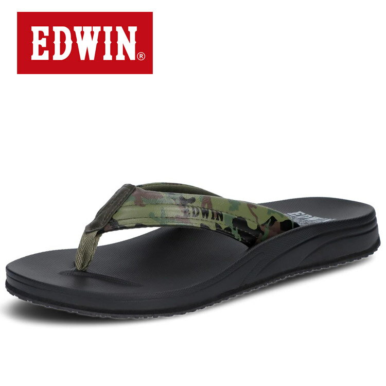 【0のつく日＆ワンダフルデー48時間限定店内ポイント最大20倍(4/30 00:00〜5/1 23:59迄)】 お買い得スペシャルプライス エドウィン EDWINメンズビーチサンダル 《リカバリーサンダル風の柔らか天板のリゾート》 EW5124-403 メンズ レディース シューズ 【地域限定送料無料】