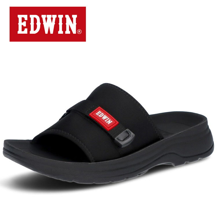 お買い得スペシャルプライス エドウィン EDWINレディーススポーツサンダル 《リカバリーサンダル風の柔らかい天板》 EW5221-009 レディース シューズ 【地域限定送料無料】