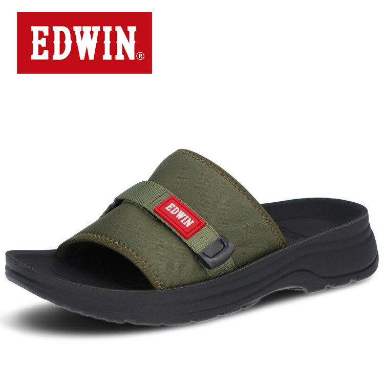 【0のつく日＆ワンダフルデー48時間限定店内ポイント最大20倍(4/30 00:00〜5/1 23:59迄)】 お買い得スペシャルプライス エドウィン EDWINレディーススポーツサンダル 《リカバリーサンダル風の柔らかい天板》 EW5221-403 レディース シューズ 【地域限定送料無料】