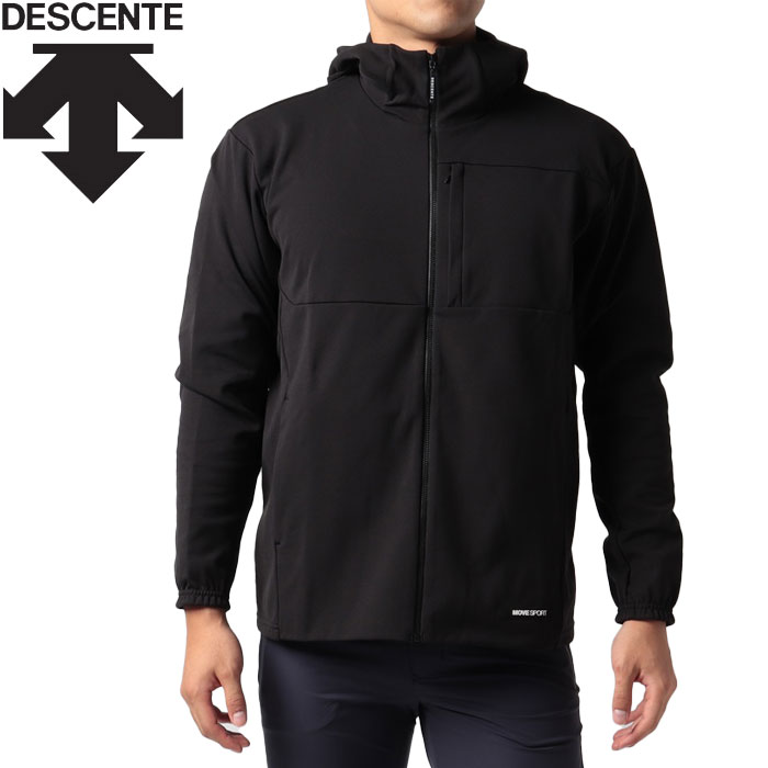 デサント DESCENTE S.F.TECH SHIELD ウォームフーデッドアウター メンズ DMMUJC24-BK