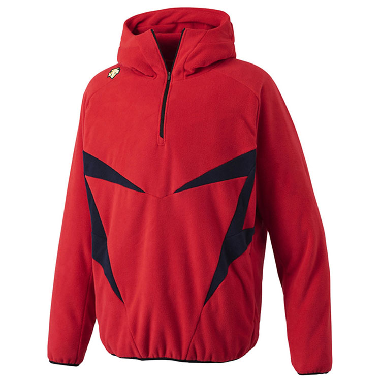 【いちばの日限定店内ポイント最大20倍(11/18 00:00〜23:59迄)】 お買い得スペシャルプライス デサント DESCENTE 野球 フリースジャケット メンズ DBX-2560C-RED