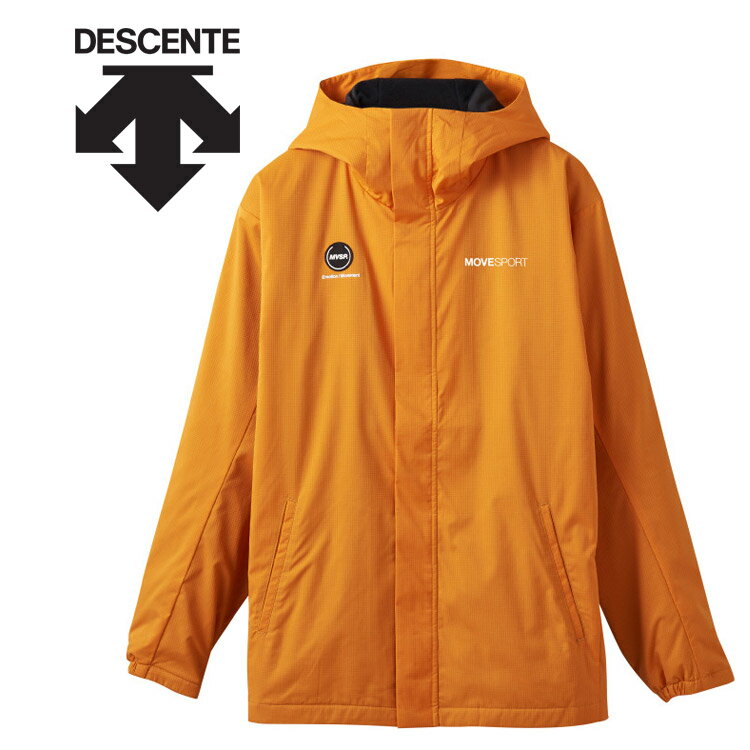 お買い得スペシャルプライス デサント DESCENTE ムーブスポーツ MOVESPORT MVSP HEATNAVI フードロゴ フルジップフーディー フード パーカー メンズ DMMWJF31-OR