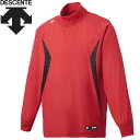 お買い得スペシャルプライス デサント DESCENTE 野球 ウインドシャツ 長袖 メンズ PJ-252JB-RED 【地域限定送料無料】