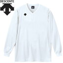 お買い得スペシャルプライス メール便送料無料 デサント DESCENTE 長袖バレーボールシャツ メンズ DSS-4311B-WHT