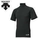 お買い得スペシャルプライス メール便送料無料 デサント DESCENTE 野球 ハイネック半袖アンダーシャツ ジュニア JSTD-720B-BLK