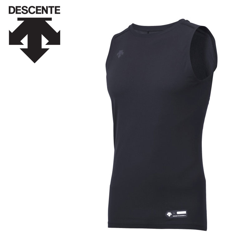 DESCENTE 野球 アンダーシャツ ノースリーブ 丸首 デサント 大人