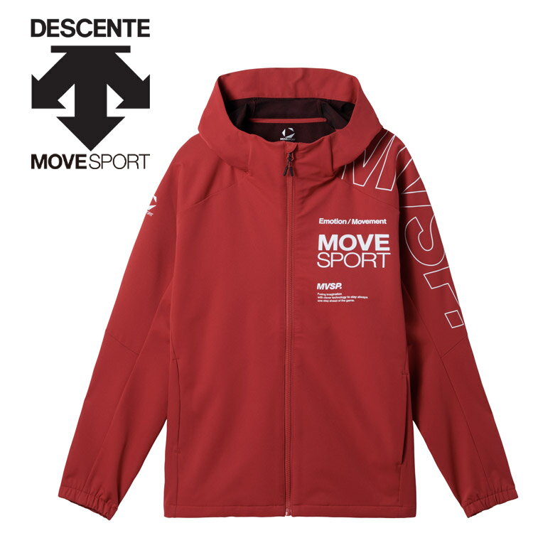 お買い得スペシャルプライス デサント DESCENTE MOVESPORT ムーブスポーツ HEATNAVI ソフトシェル フーディー ST5FJK22M-RD00 メンズ