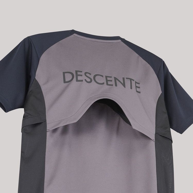 お買い得スペシャルプライス メール便送料無料 デサント 野球 AERO STREAM DーTECH 半袖プラクティスシャツ メンズ DB5SUD12M-NV00