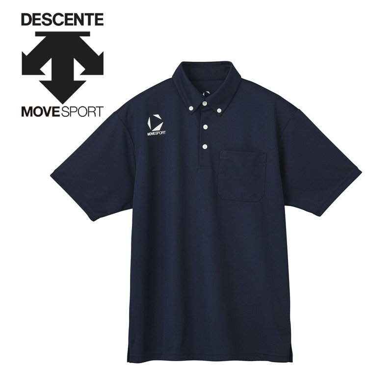 【ブラックフライデー限定店内ポイント最大20倍(11/27 1:59迄】 お買い得スペシャルプライス メール便送料無料 デサント トレーニング ボタンダウンポロ...