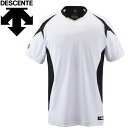 お買い得スペシャルプライス メール便送料無料 デサント DESCENTE 野球 ベースボールシャツ 半袖 ジュニア JDB-116-SWBK