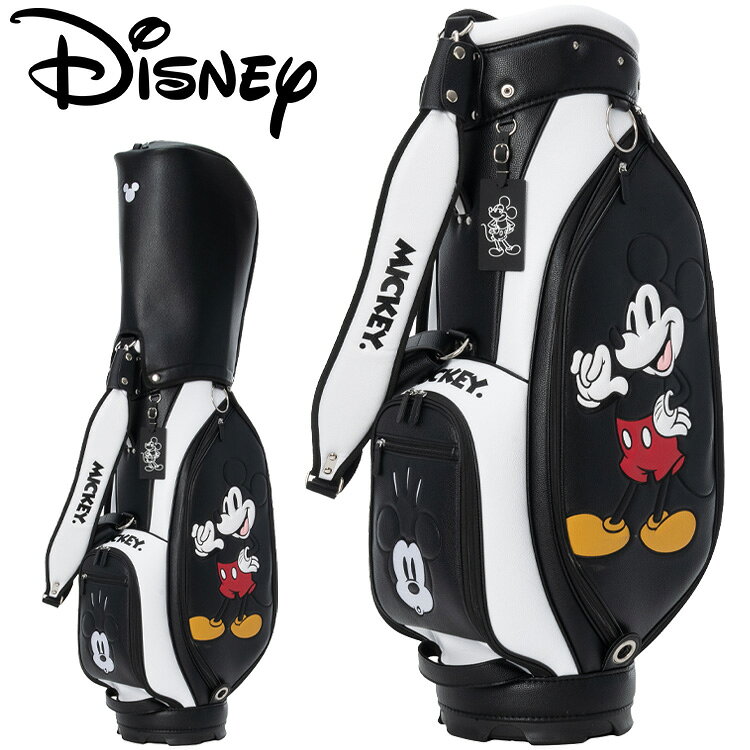 ディズニーゴルフ BLACK DISNEY GOLF CADDIE キャディバッグ 9型 XYMG6SC1 2026モデル 日本正規品