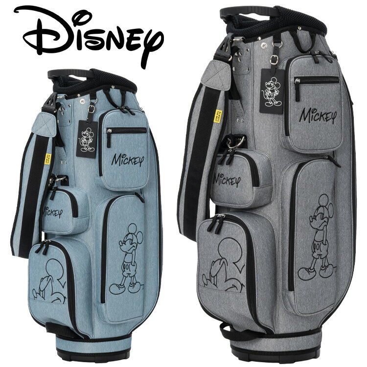 Rakuten - 【お買い物マラソン限定店内ポイント最大20倍(2026/4/14 20:00〜)】 ディズニーゴルフ LINEART CADDIE BAG キャディバッグ 9型 XYMG6SC2 2026モデル 日本正規品
