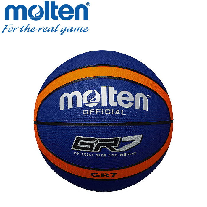 【超ポイントバック祭開催中店内ポイント最大20倍(2/14 10:00～2/16 23:59迄)】 モルテン バスケットボール ボール 7号 GR7 BGR7-BO 【地域限定送料無料】