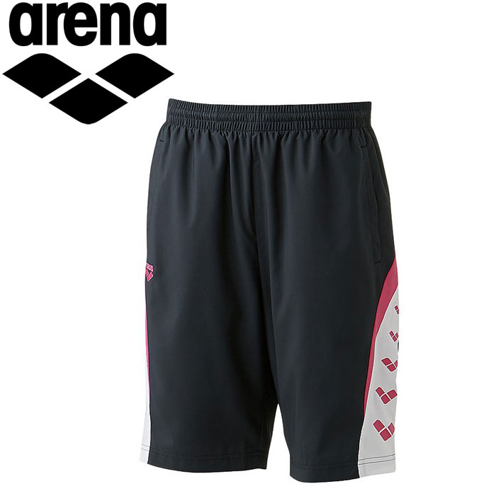 メール便送料無料 アリーナ arena スイミング スイム 水泳 ハーフパンツ メンズ ウィンドハーフパンツ ARN6312P-BKPK