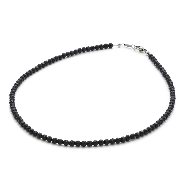 【全品ポイントアップ！マラソン限定店内最大20倍(4/4 20:00〜)】 メール便送料無料 Colantotte Necklace LUCE α Matte ブラック コラントッテ ネックレス ルーチェ α ABARN 【返品不可】 3