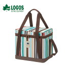 【期間限定ポイント最大20倍(2025/5/27 11:59迄)】 LOGOS ロゴス LOGOS デザインクーラー15(ブルーストライプ) 81670715