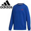 ○19FW adidas(アディダス) ジュニア ワンポイントスウェットクルーネック S 裏起毛 FYQ23 EC9266